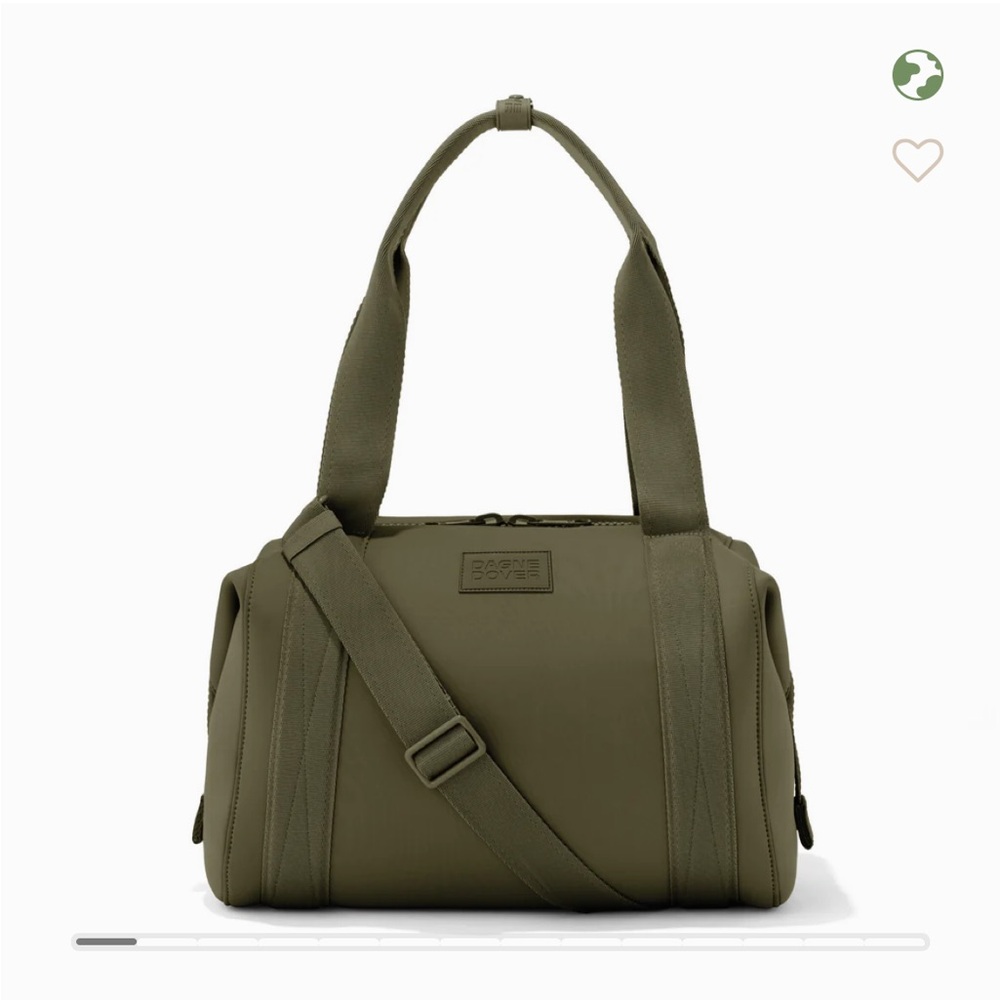 Dagne Dover Medium Landon Carryall in Dark Moss